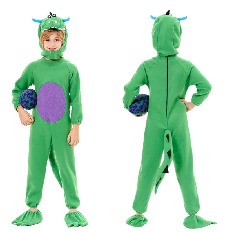 Cross-border Halloween children dinosaur costume cartoon animal dinosaur one-piece costume party stage costume