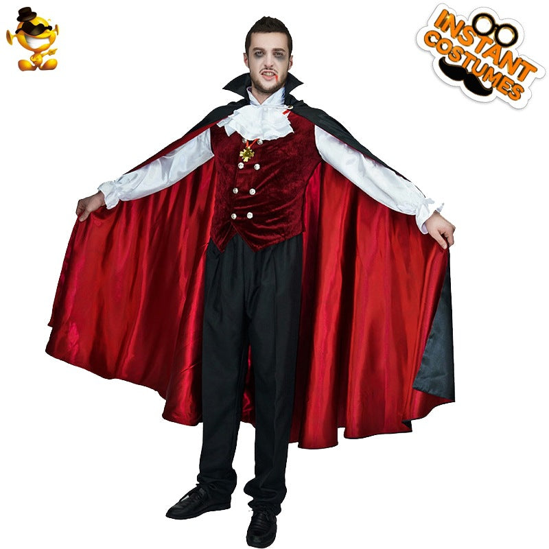 Halloween vampire clothes male horror vampire character cosplay clothes Halloween Carnival party costume