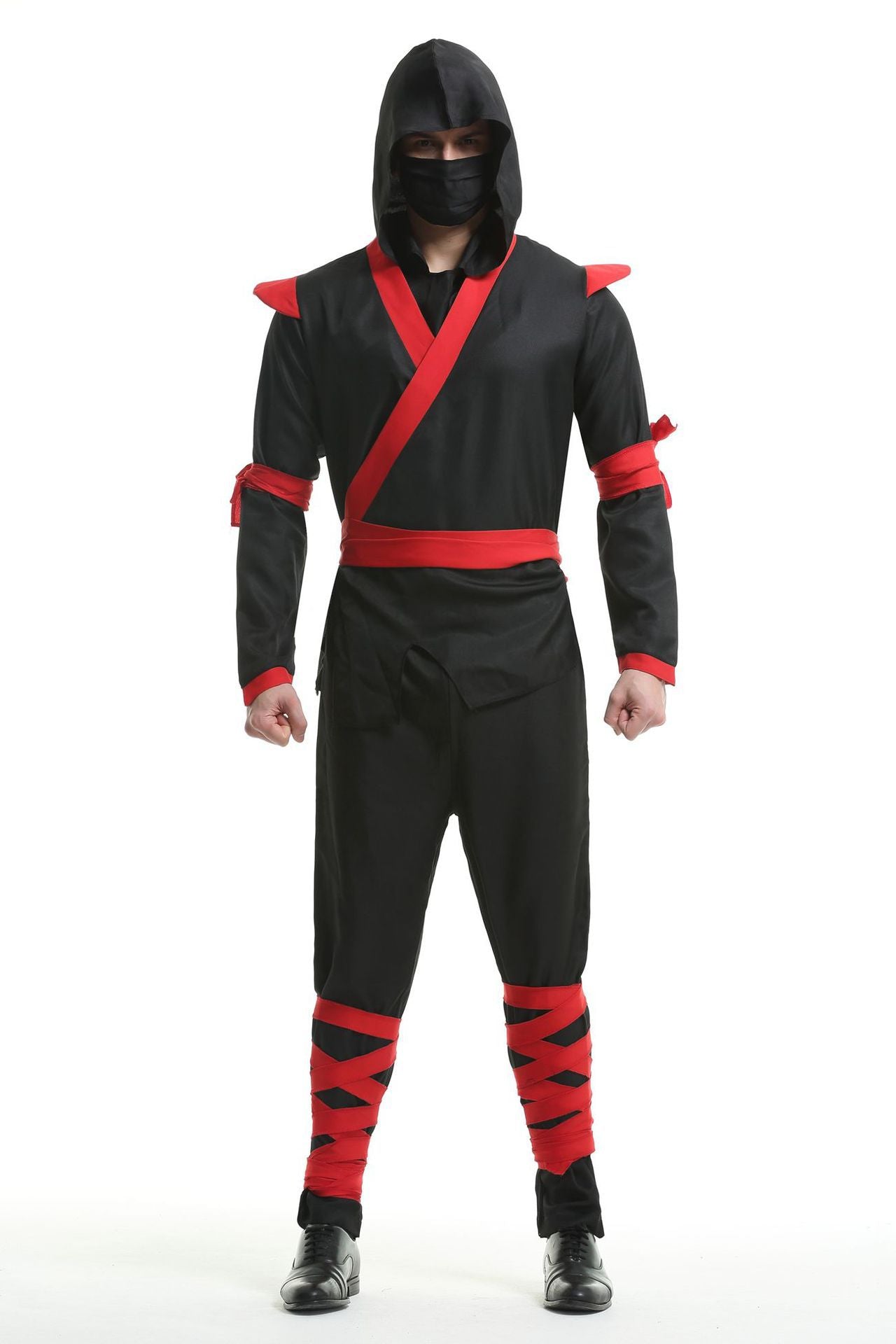 Halloween masked Japanese Bushido cosplay costume adult men Ninja Warrior ball show costume