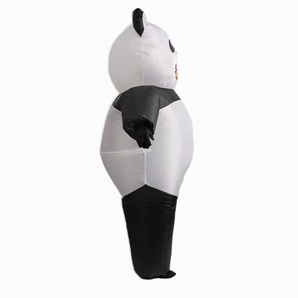 Exclusive for cross-border panda inflatable costume parent-child game role play full body Cartoon Doll panda inflatable costume