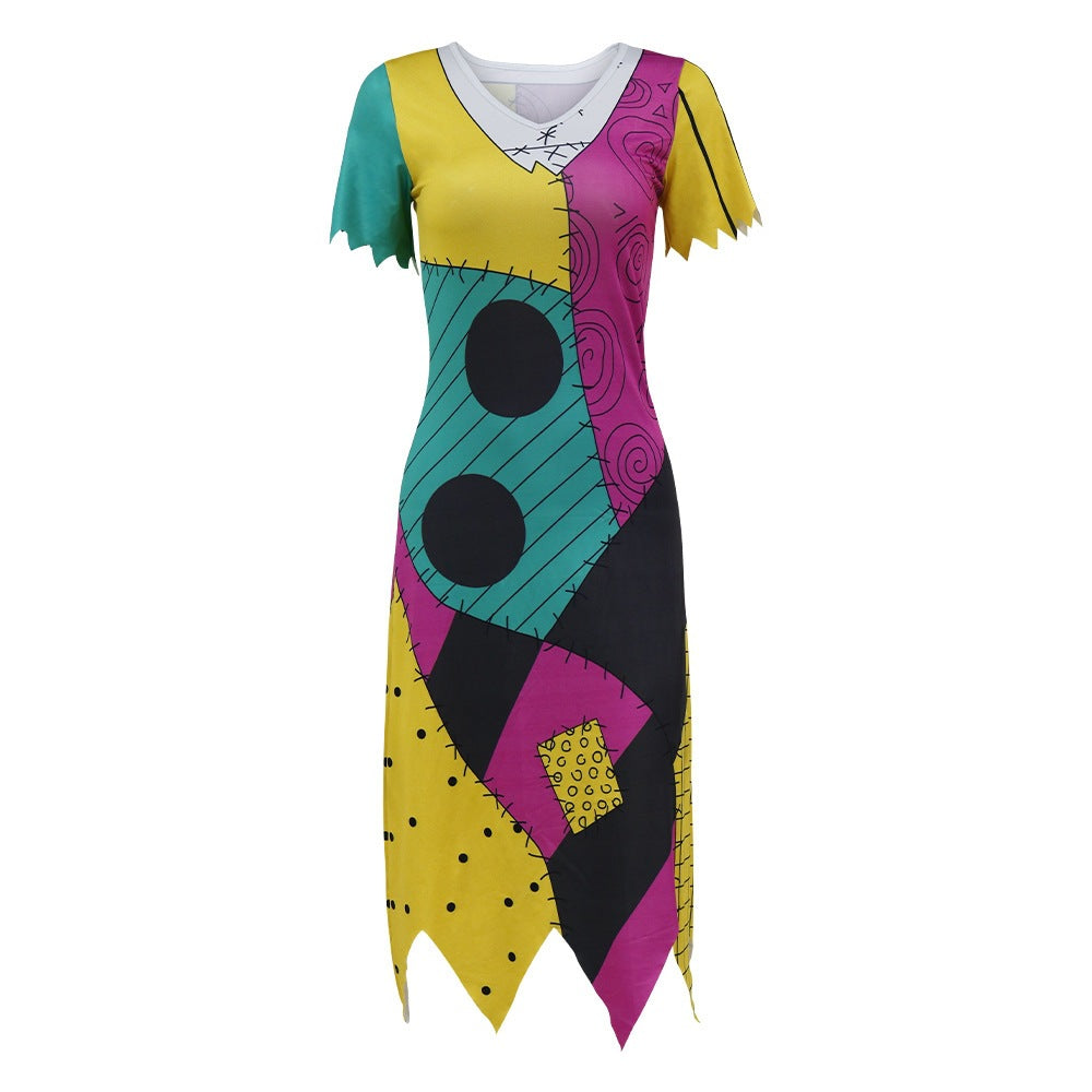 Adult Halloween costume Christmas night surprise Sally cos costume stage costume party performance costume cross-border