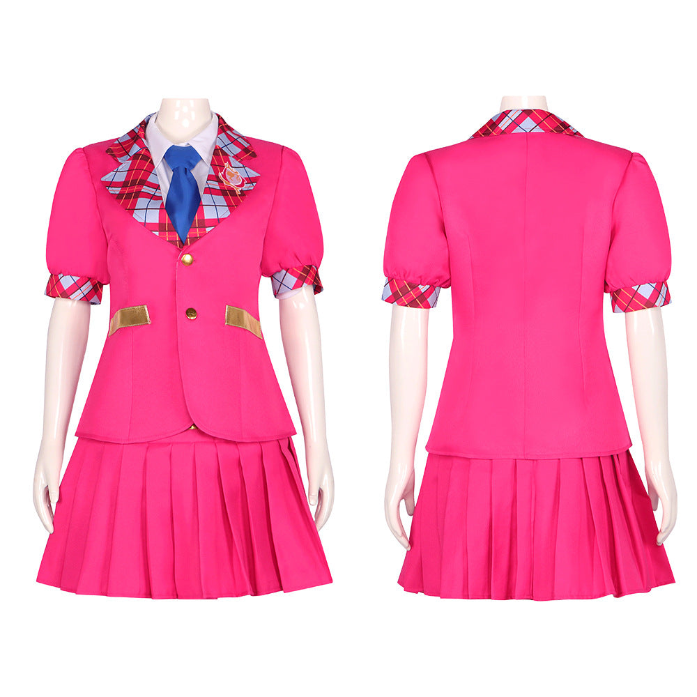 Movie Barbie cos costume Barbie same style popular film and television role-playing costume full series suit products in stock New