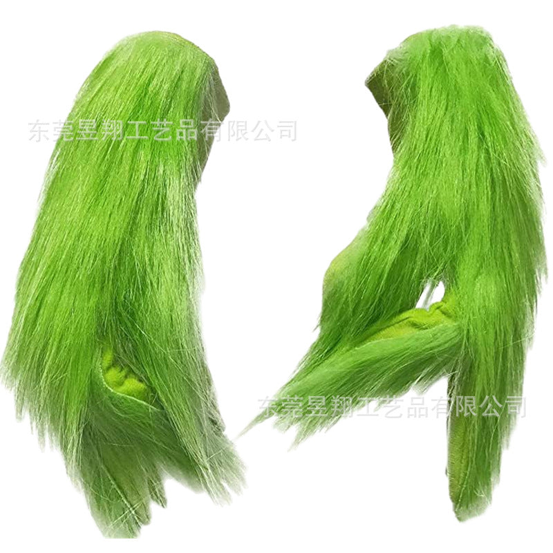 Grinch latex mask for Christmas Halloween costume