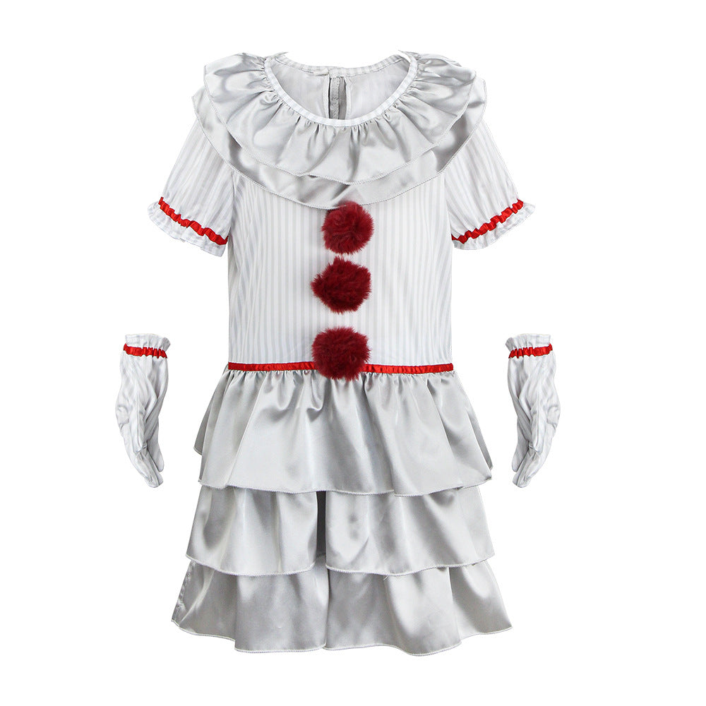 American Pennywise clown Halloween cosplay costume for girls