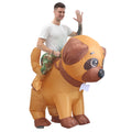 Halloween costume cross-border hot sale Amazon cycling pug inflatable clothing stage performance Christmas inflatable clothing
