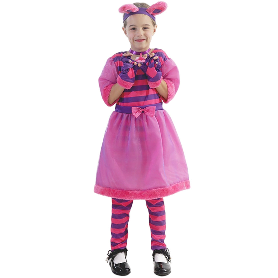 Halloween children's costume Alice in Wonderland cosplay cos costume Cheshire cat costumes