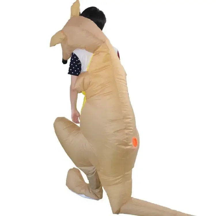 New adult funny performance costume cartoon animal kangaroo inflatable clothing anime parent-child performance Party bulge costume party