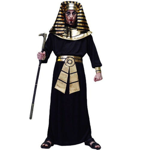 Adult men Halloween Egyptian pharaoh party costume Egyptian male king stage costume cosplay