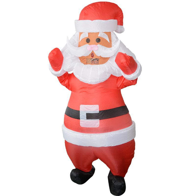 Halloween Santa Claus clothes snowman riding elk inflatable clothing Carnival cloth Christmas tree gingerbread man costume