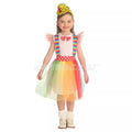 Toddler S-0052 cute rainbow clown costume party costume Halloween Children costume masquerade clothes sleeping bag