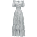 Medieval Renaissance lady long dress stage costume Halloween COS role play vintage costume