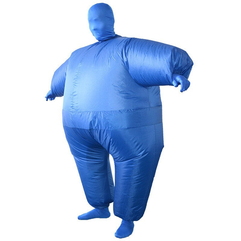 Christmas inflatable clothing adult invisible costume inflatable clothing Halloween White Silicon inflatable cospiay costume