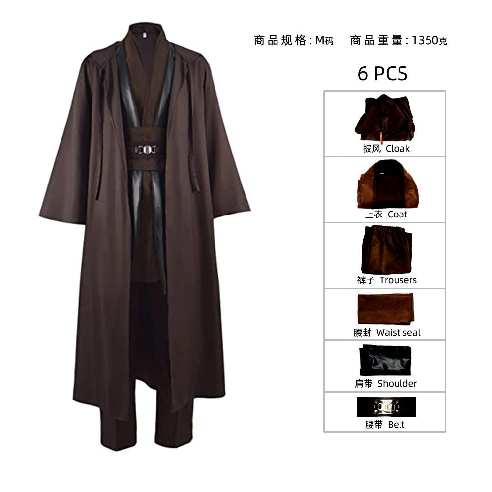 Star Wars cos costume Anakin Obi-Wan same role play costumes Halloween costume