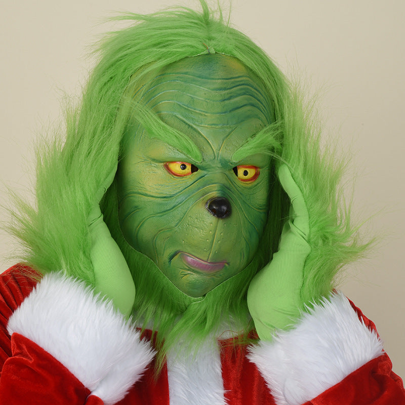 Grinch clothing mask headgear party clothing