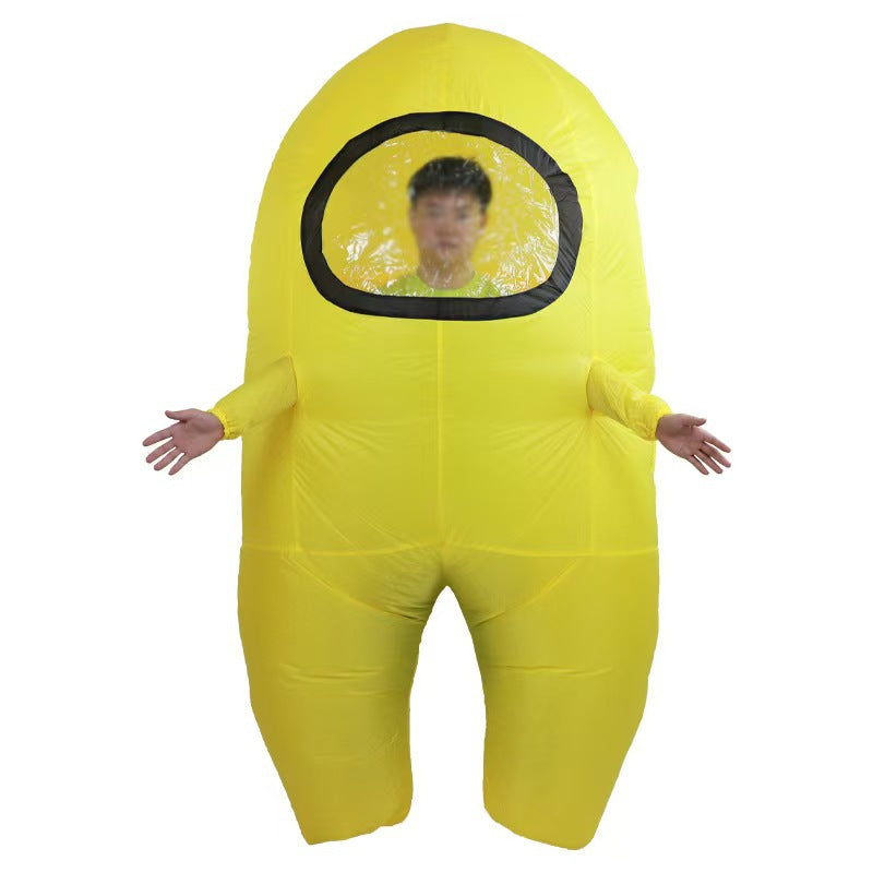 Cross-border amongus clothing multi-color spaceman inflatable clothing anime game doll little celebrity costume role play