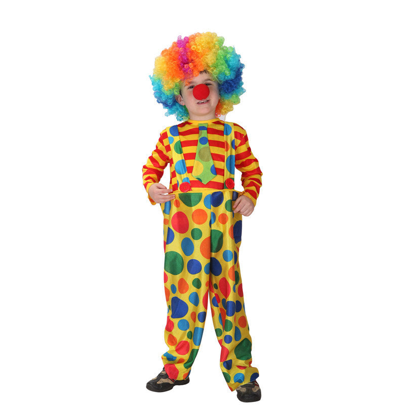 Halloween Circus clown costume drama performance costume atmosphere birthday spoof clown children Circus