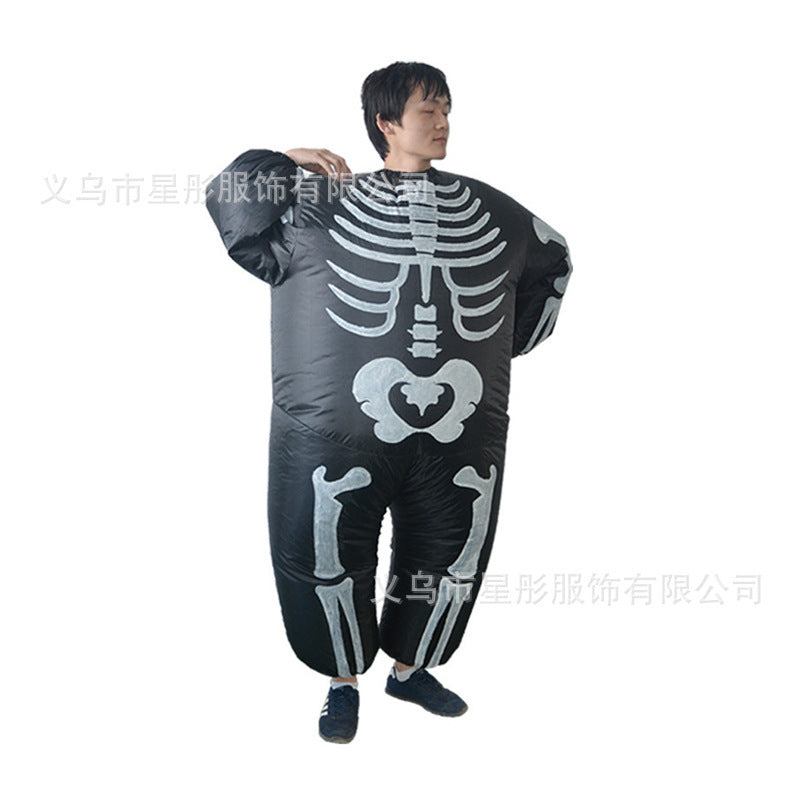 Cross-border Halloween performance inflatable costume American team clown party performance costume performance activity inflatable costume