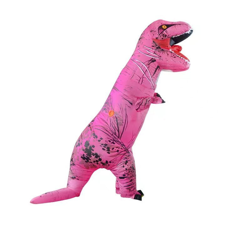 Halloween costume ribs Tyrannosaurus inflatable clothing stage dress up black and white zombie Tyrannosaurus inflatable clothing performance clothing