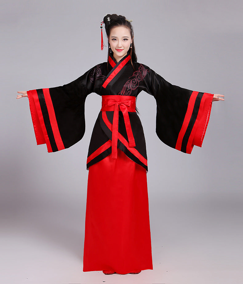 New Ancient Chinese clothing Quyi Hanfu improve Tang suit women's ancient costume costume performance wear performance costume women's clothing girl