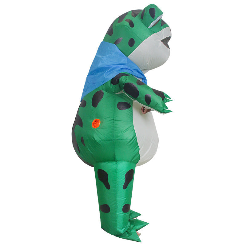 Halloween party performance costume and accessories funny cartoon doll costume cross-border Festival atmosphere shark doll inflatable clothing