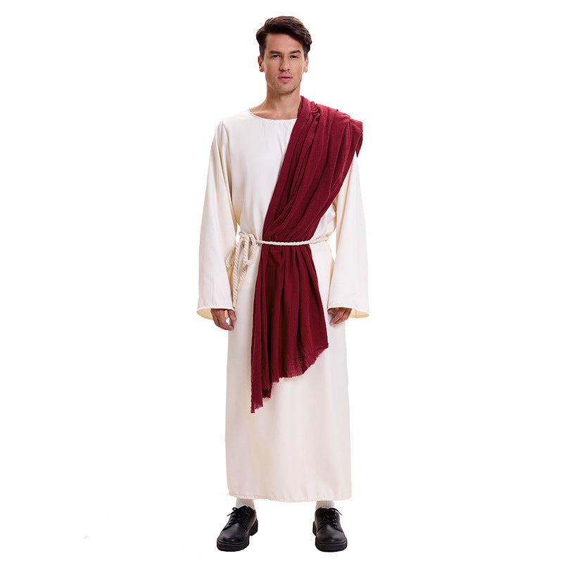 Halloween vintage Arabic style Dubai robe Middle East missionary cos costume stage costume Shepherd costume