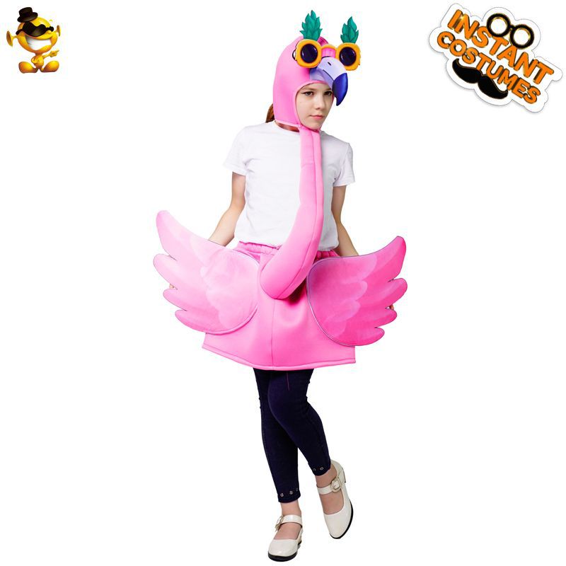 Halloween Children's flamingo costume carnival party cosplay costume masquerade stage performance costume