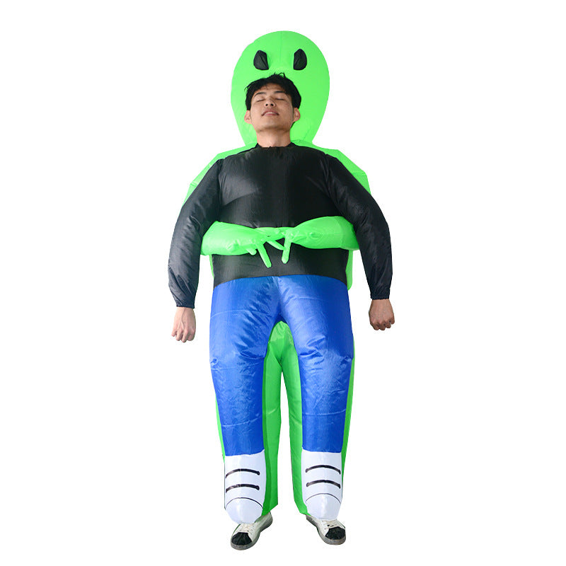 Factory Halloween ghost hugging inflatable costume alien ET props inflatable costume walking performance costume