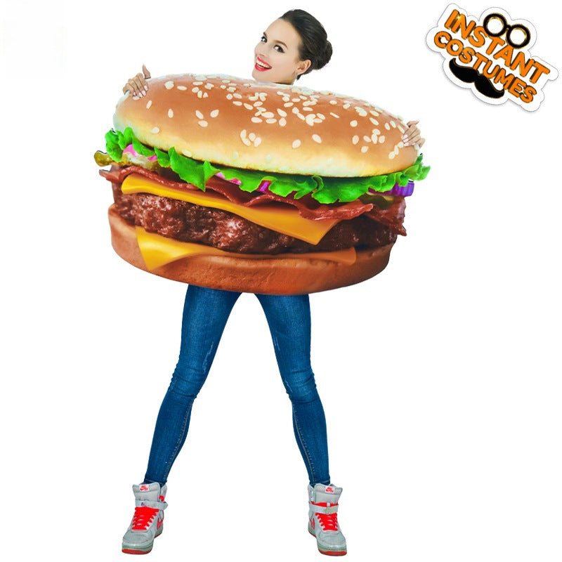Adult French fries performance props costume Halloween Masquerade cosplay French fries cosplay costume