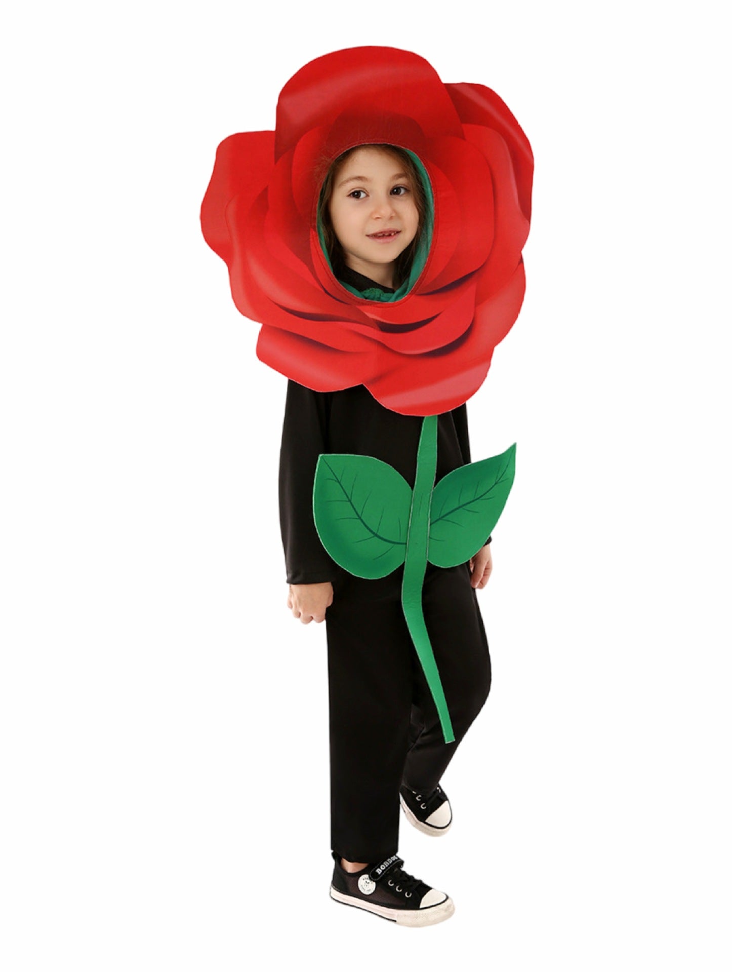 Children's rose cosplay costume performance costume performance wear sunflower tree caterpillar decoration