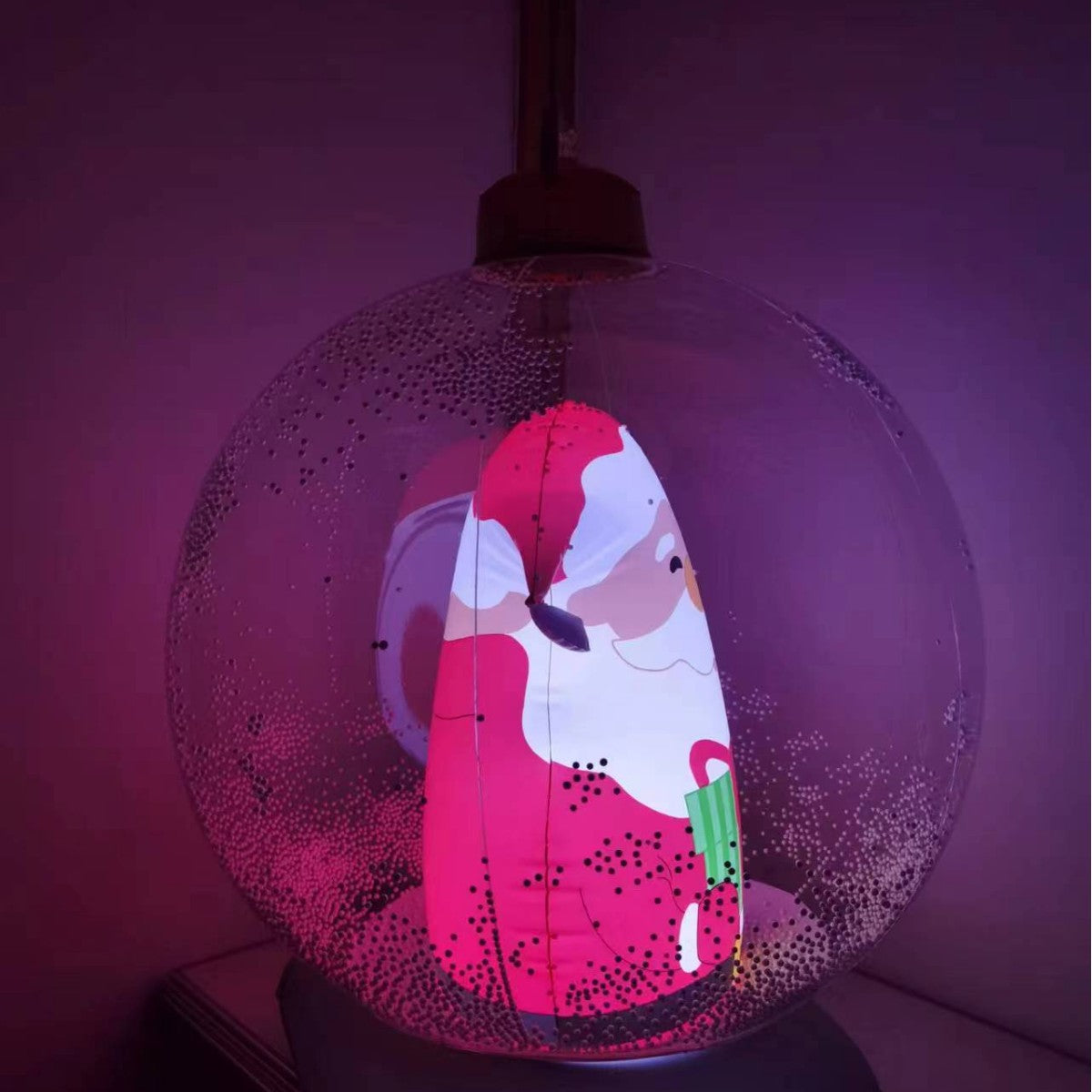 2023 new inflatable Christmas ball inflatable LED Christmas luminous hanging ornament crafts children Christmas snowman