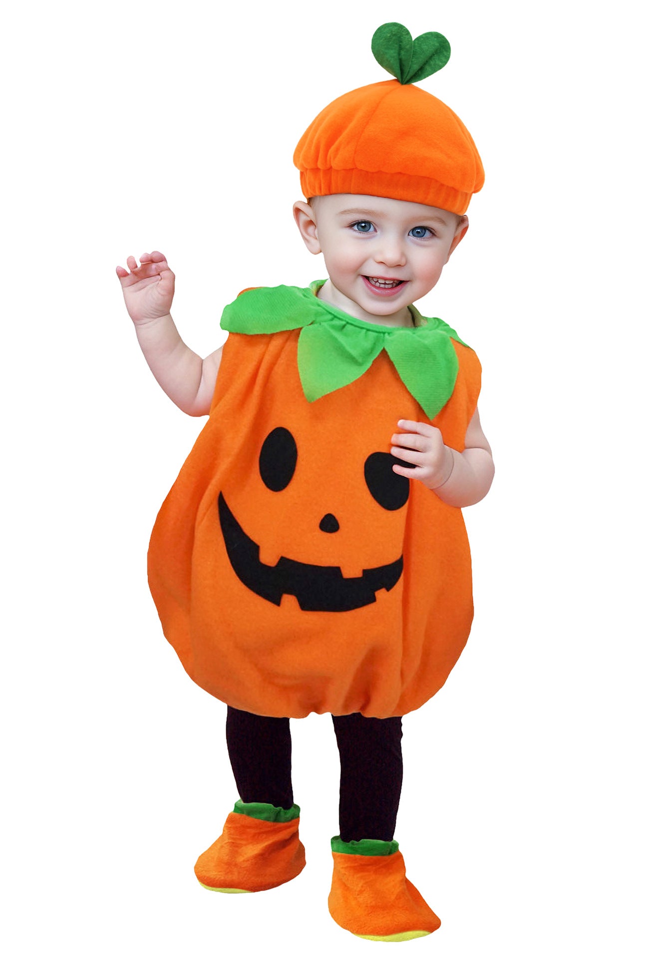 Cross-border new arrival children's Halloween costume cosplay cute pumpkin costume performance costume baby animal romper
