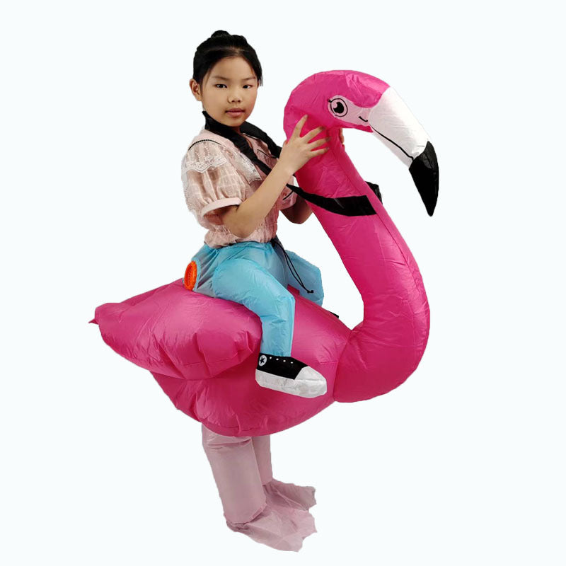 Ostrich inflatable clothing cross-border swing costume holiday party campus parent-child activities doll clothing modeling catwalk