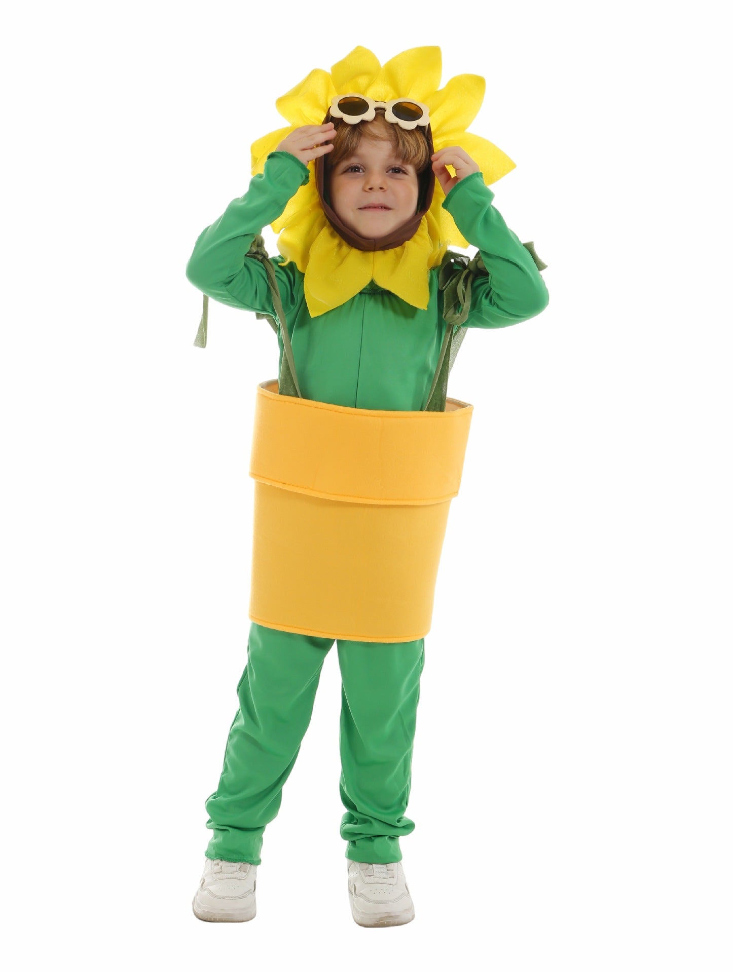 Children's rose cosplay costume performance costume performance wear sunflower tree caterpillar decoration