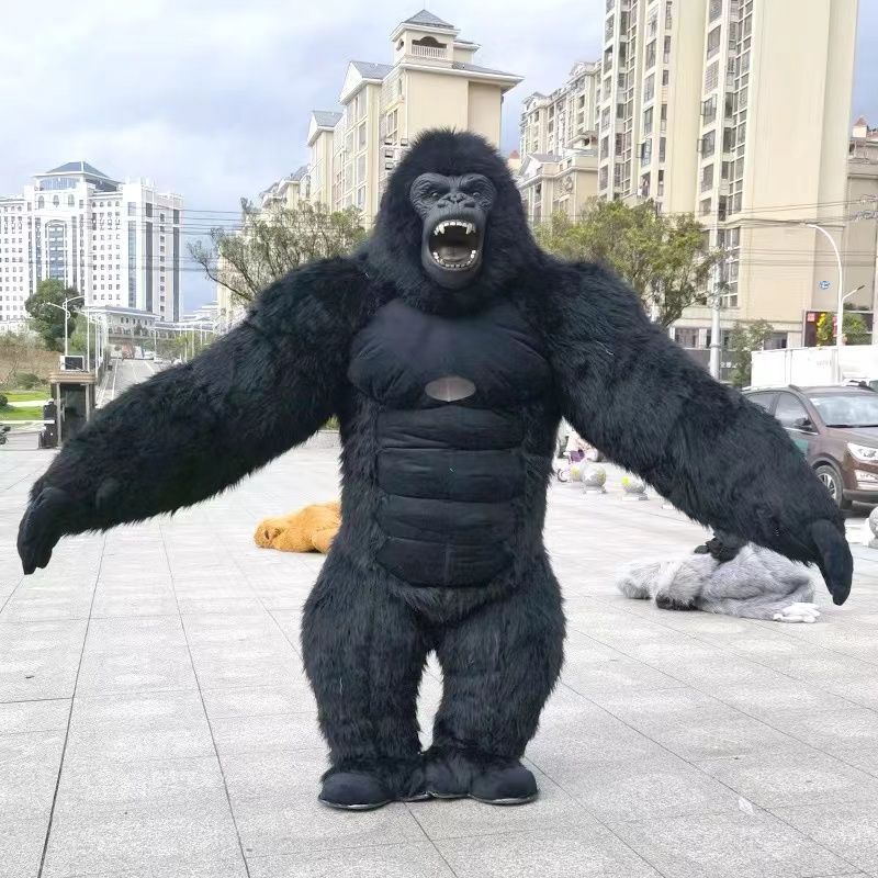 Inflatable Chimp Cartoon Doll costume doll clothing King Kong Godzilla doll performance props chimp walking doll clothing