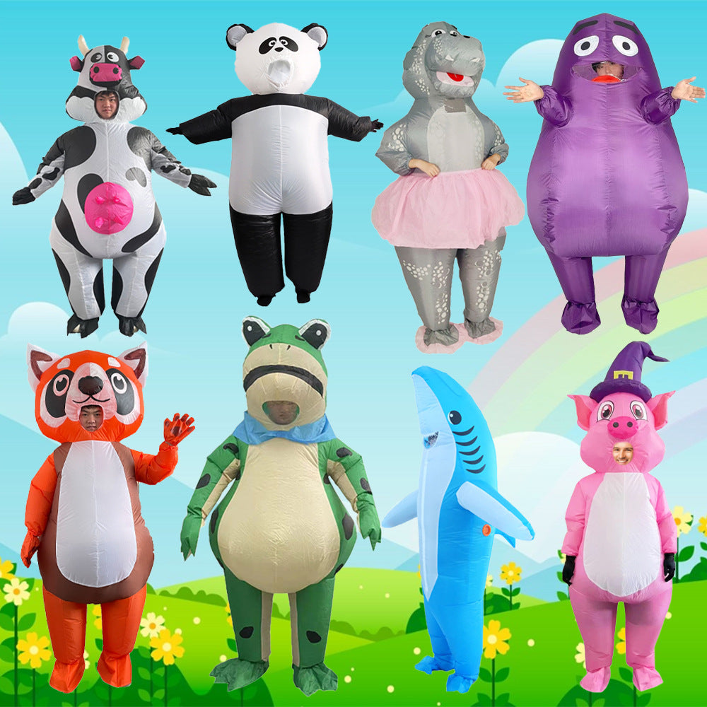 Halloween cross-border new arrival children's creative cartoon toys party activities cute animal props inflatable costume