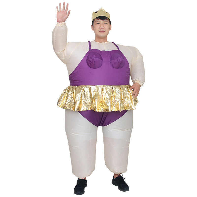 Cross-border Halloween performance inflatable costume American team clown party performance costume performance activity inflatable costume