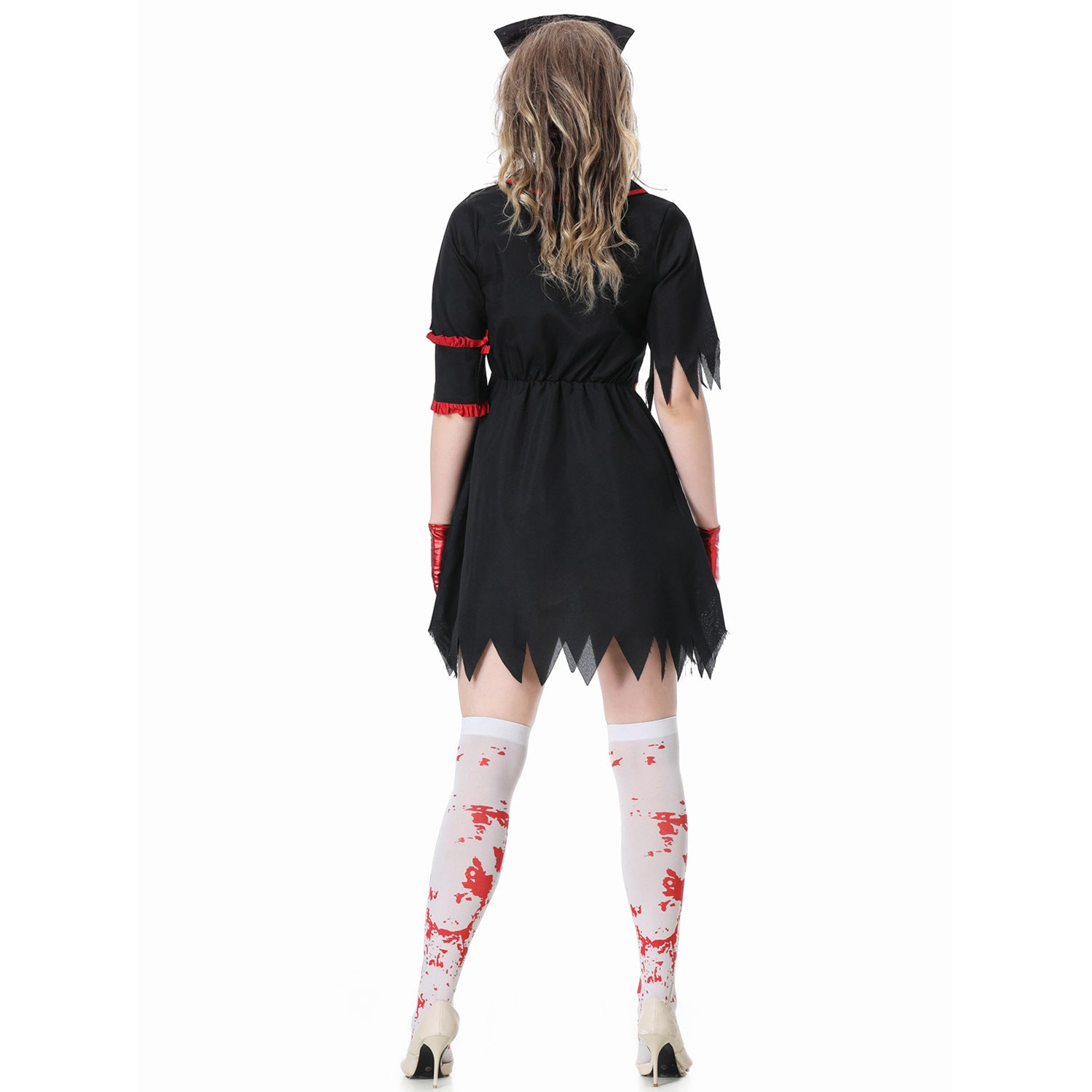 Halloween Vampire Nurse Costume M-XL