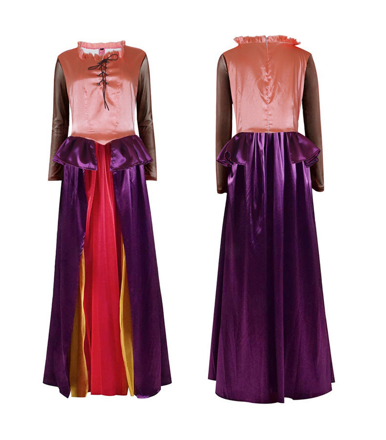 Witch also crazy cos costume medieval dress Fred costumes cosplay Halloween costume
