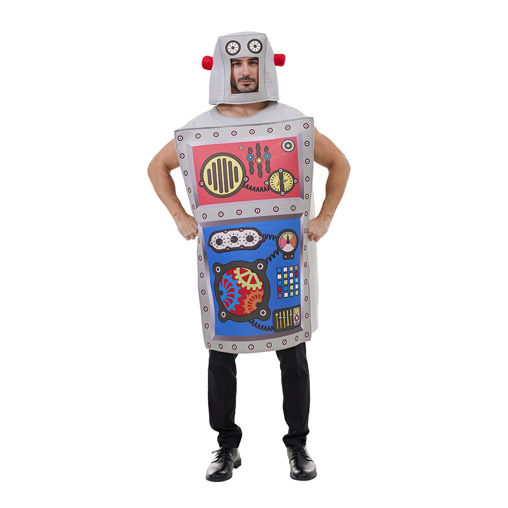 Halloween new adult robot sponge costume alien Lego funny party costume fun cosplay clothes