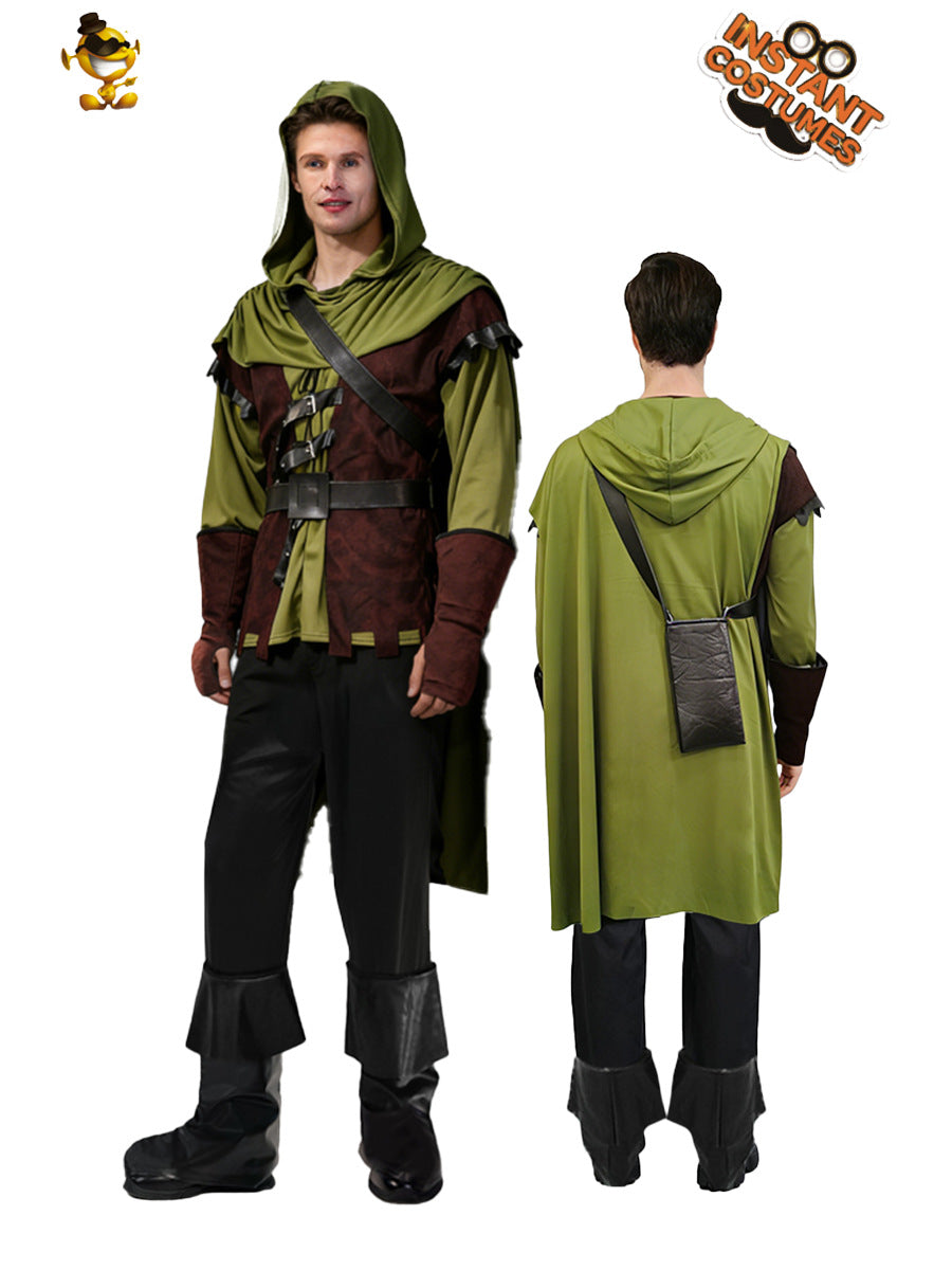 Halloween adult men archers cosplay costume European rogue stage party performance costume
