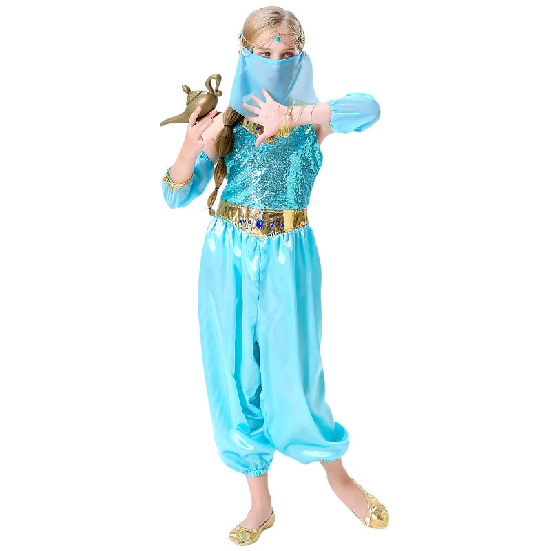 Children's Day India dance costume new Halloween fairy tale Aladdin children princess costume 61