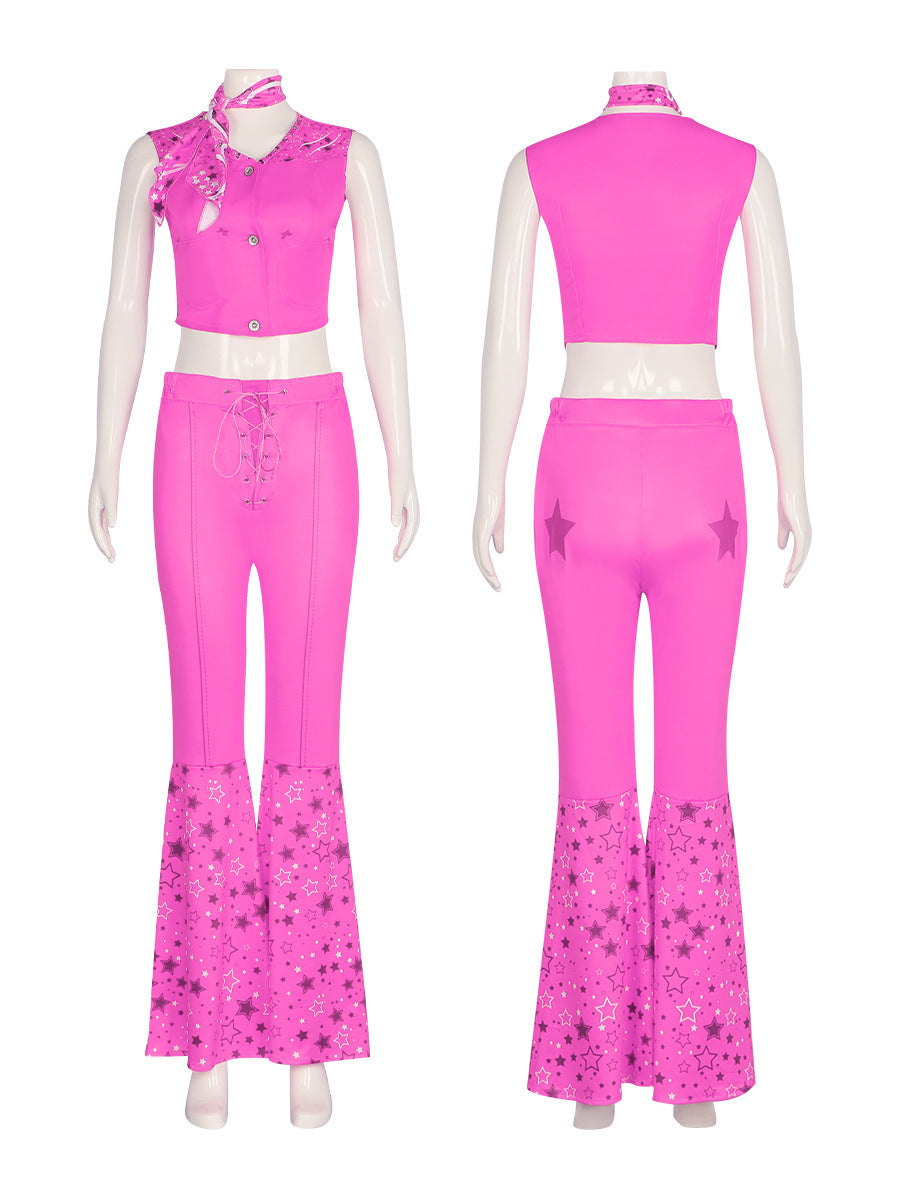 Movie Barbie cos costume Barbie same style popular film and television role-playing costume full series suit products in stock New