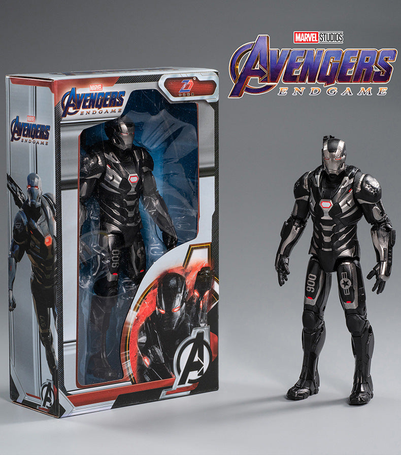 Avengers 7-inch iron man model Spider-Man hand office Captain America Marvel decoration toys