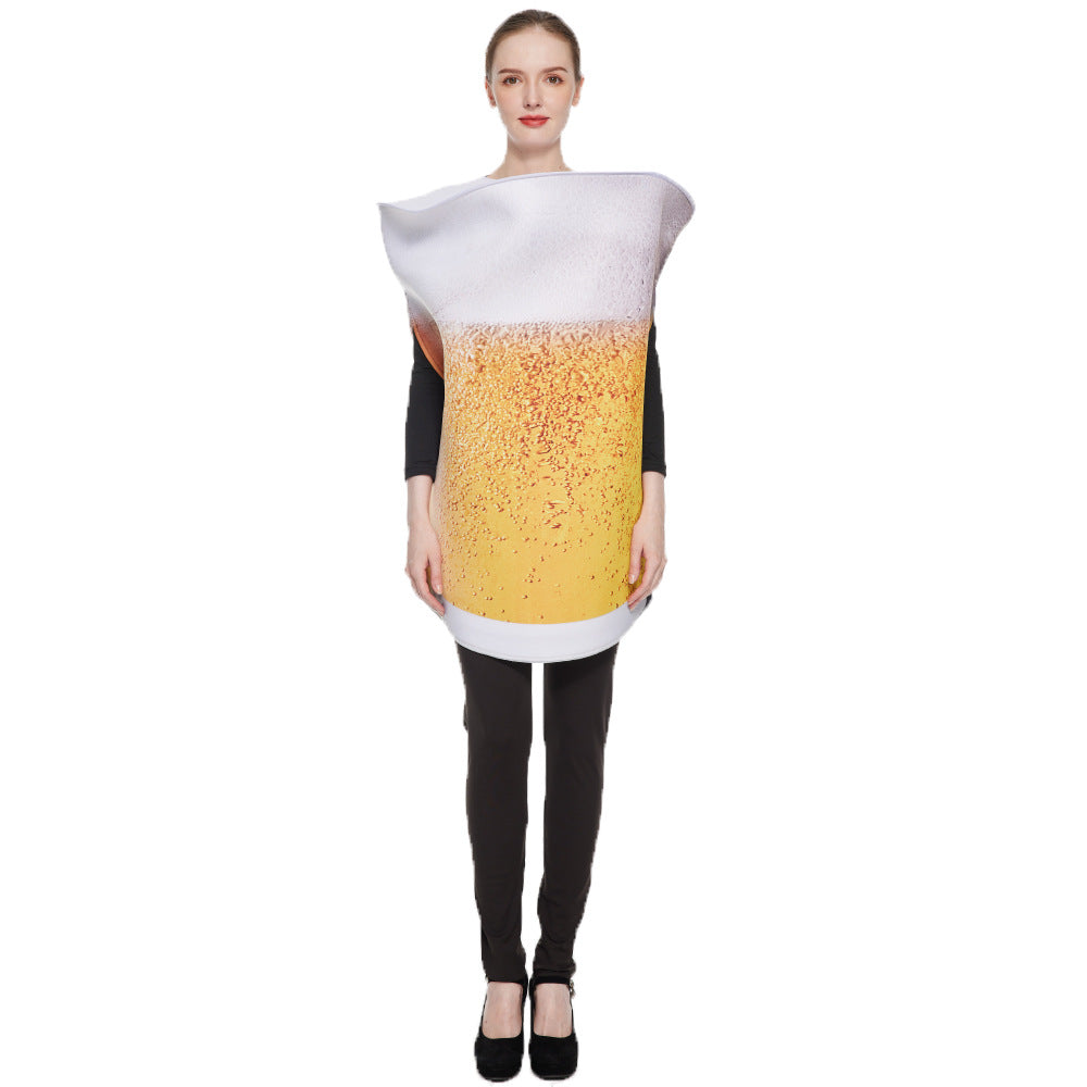 In stock Halloween new beer steins performance costume cosplay party performance costume fun Jumpsuit Costume