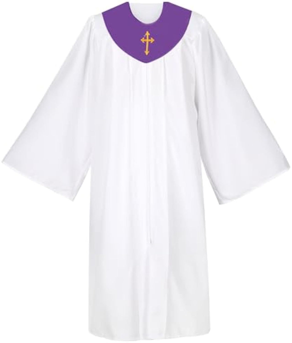 Amazon clergy costume priest cos costume baptism robe men and women priest costume choir costumes