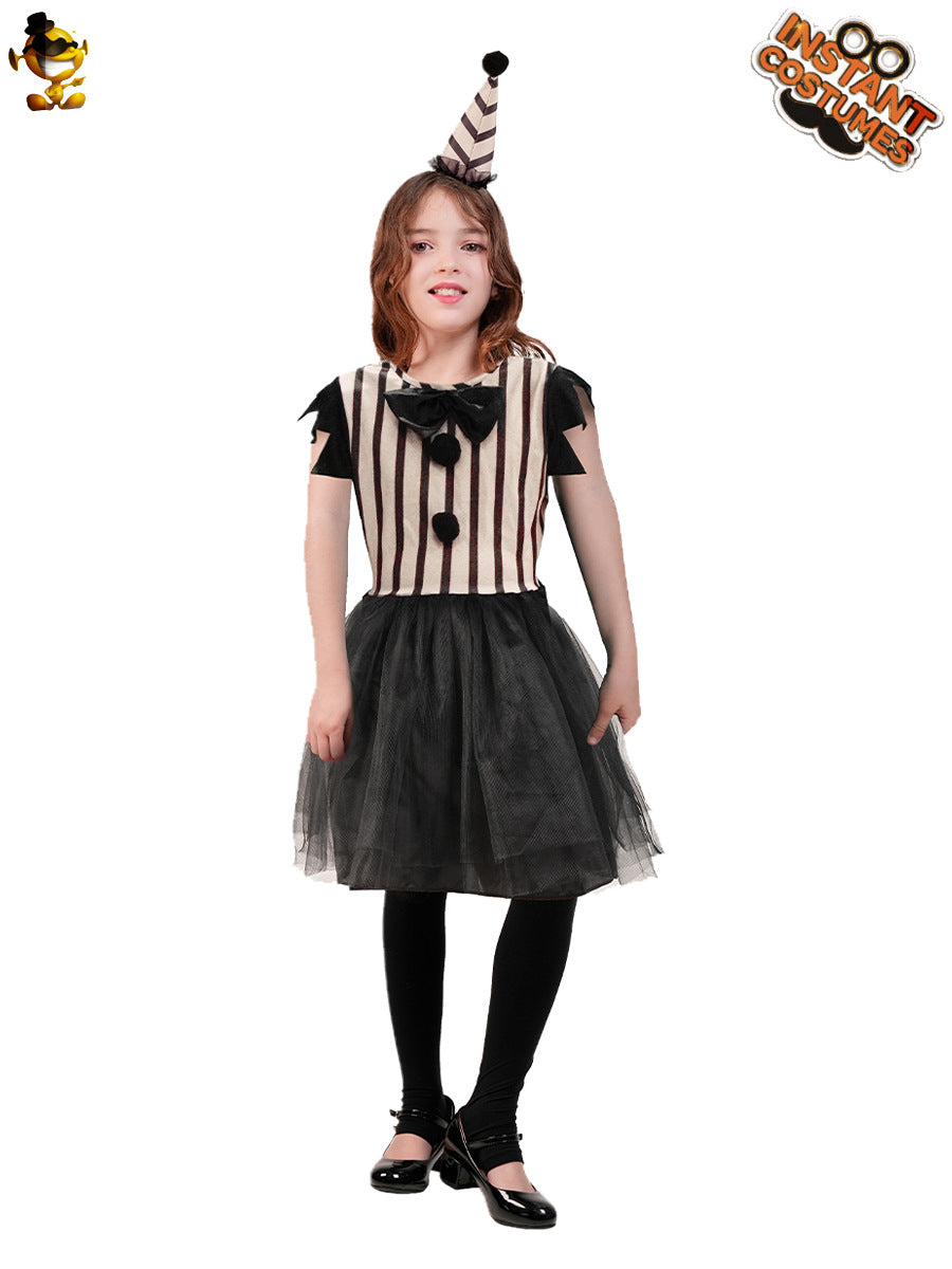 Halloween clown costume a parent-child costume party costume role play stage performance cross-border distribution