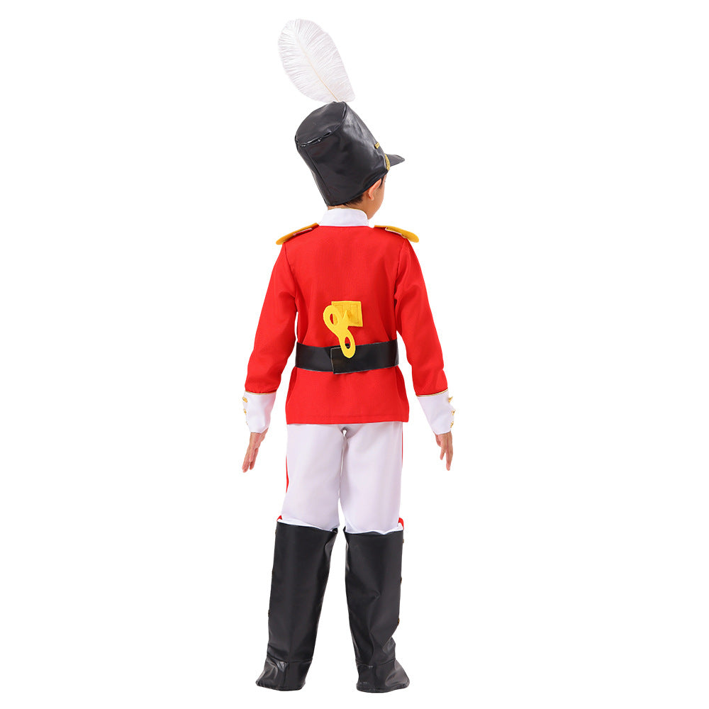 Cross-border toy soldier dress up cos costume British costume costumes children's costume Halloween suit