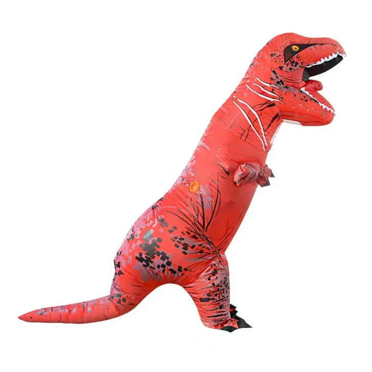 Halloween costume ribs Tyrannosaurus inflatable clothing stage dress up black and white zombie Tyrannosaurus inflatable clothing performance clothing