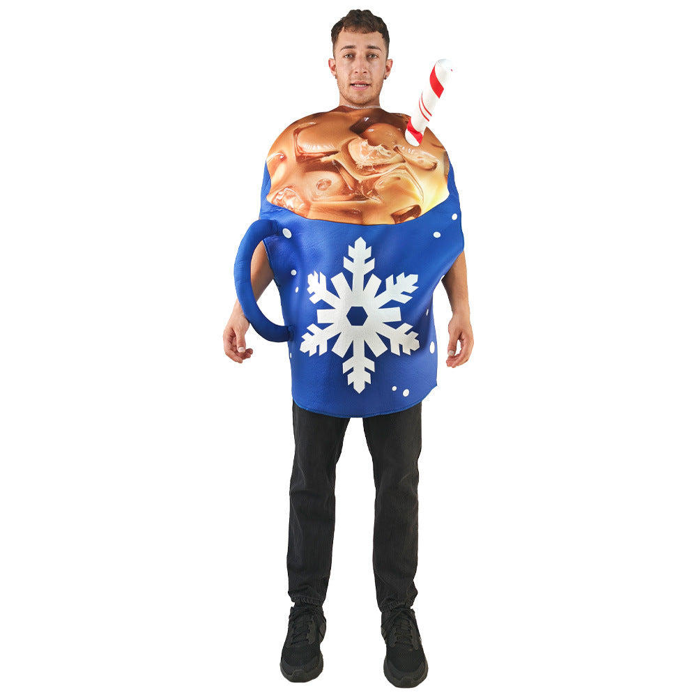 Factory Direct sales Halloween costume fun spoof Milk Cup play Costume Party campus performance cos costume