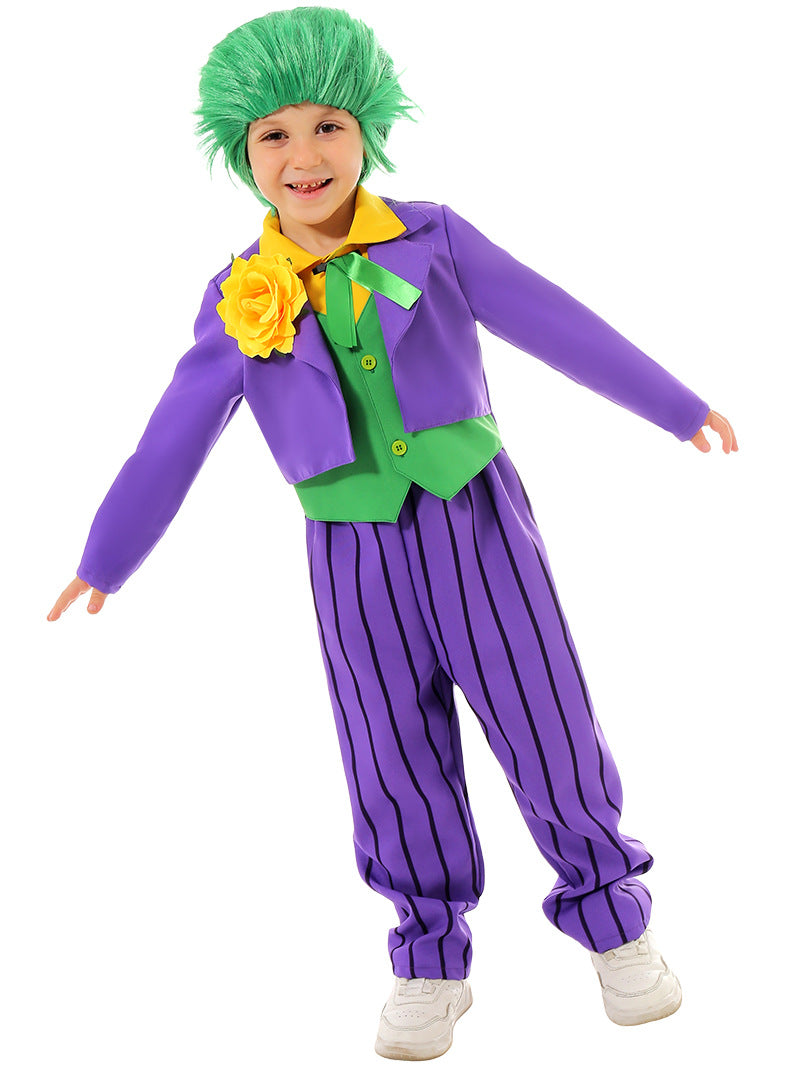 Movie Suicide Squad cos costume new Halloween children's costume clown character cosplay clothes performance costume